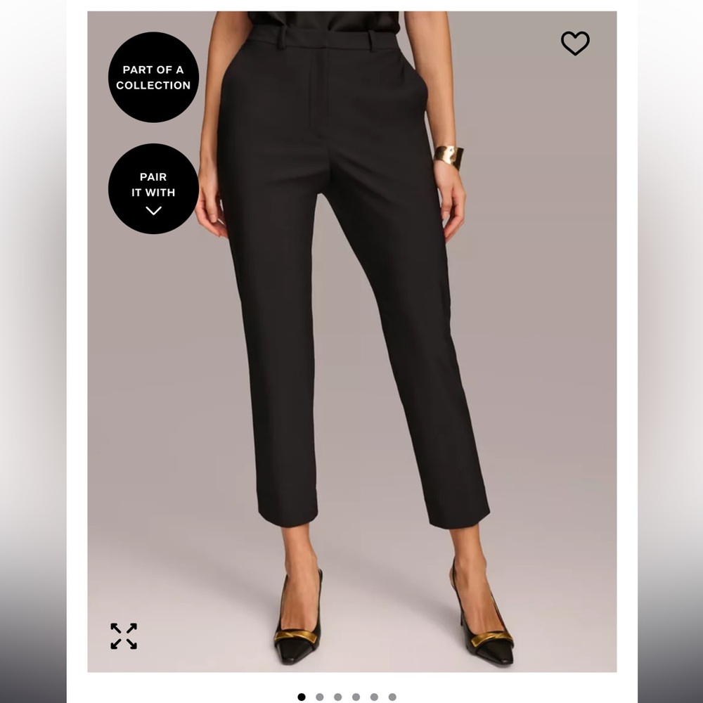 Woman Donna Karen pants size 14 black